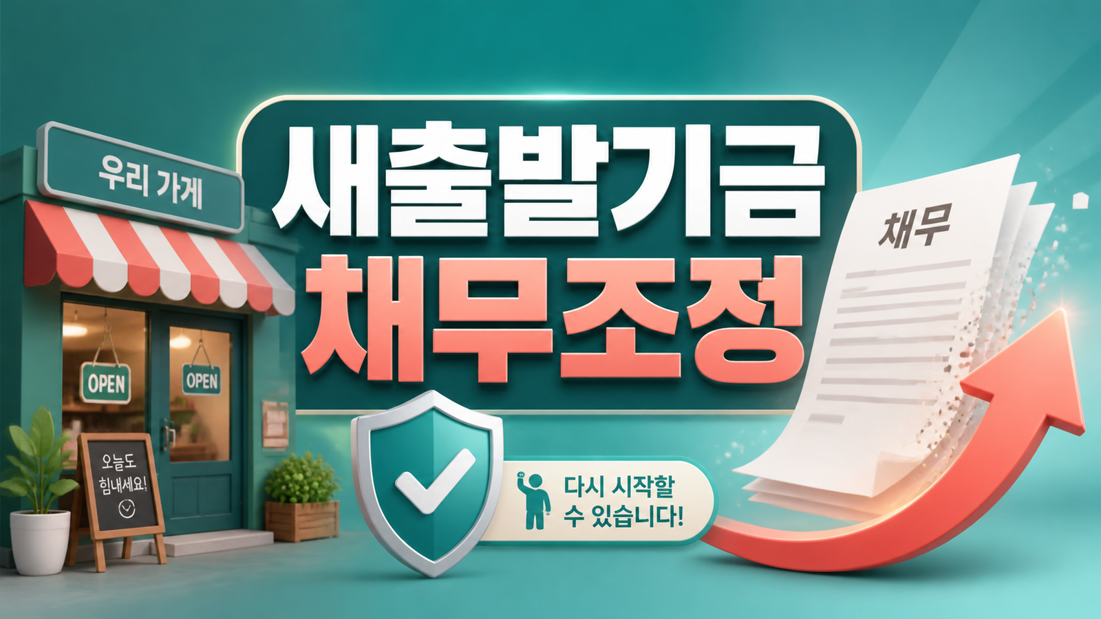 새출발기금 채무조정, 원금·이자 감면 전 꼭 볼 7가지